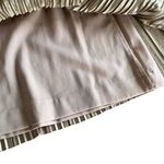 Alice + Olivia  Mikaela Silver Metallic Pleated Midi Skirt Size 0 Photo 7