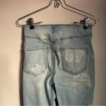 No Boundaries  Y2K Light Blue Butterly Elastic Waist Flared Jeans xs Photo 6