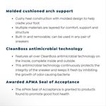 Joy Performance White Leather Chunky Platform Sneakers/ Champagne Size 8.5 NIB Gold Photo 13