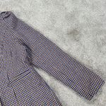 &merci &merci Women’s Sloan Houndstooth Blazer Puff Sleeve Classic in Brown Size L Photo 7