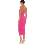 superdown  Mallory High Neck Dress Hot Pink Size XXS Bodycon Sexy Revolve Event Photo 2