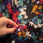 Ellen Tracy  Cardigan Sz 10 Artsy Open Front Cottage Boho Charm School Floral Photo 2