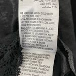 Bar III New  Lace Hem V-Neck Balloon Sleeve Crop Top Cropped Blouse Black Size XS Photo 15