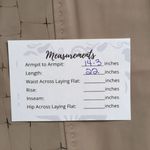 Elie Tahari  Beige Tan Perforated Leather Back Zipper Pencil Skirt US 6 Photo 8