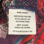 19 Cooper Red Relaxed Boho Tie Front Blouse Photo 6