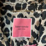 Kate Spade Leopard Print Single Breast Trench Raincoat Size M NWOT Photo 3