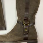 Cole Haan  Nike Air Suede Leather Knee Boots Brown Photo 4
