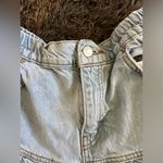 Topshop  Rara Ruffle Hem cutoff Denim Skirt us2 Photo 2