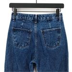 Oak + Fort Straight Leg Crop Jean Blue Denim S Photo 7