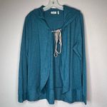 LOGO By Lori Goldstein LOGO‎ Lounge Hoody Jacket Cover-Up Photo 4