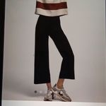 Maeve  Anthropologie Colette Black Ankle High Rise Viscose Linen Blend Size 30 Photo 1