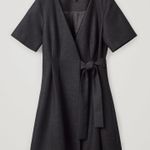 COS Tie Up Wool Dress Photo 1