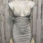 Akira PRETTY AND CLASSY MINI DRESS WITH RHINESTONE BODY WHITE Photo 0