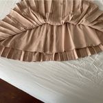 Anthropologie Bea Rose Gold Sequined Party Mini Skirt Pleated Barbiecore Size 2 Photo 6