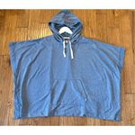 UGG Koolabura by  blue hooded poncho hooded pullover topper L Photo 9