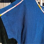 Madewell  Isadora Embroidery Easy Dress M Blue Photo 4