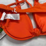 Sanctuary  Bralette Bikini Top Tangerine Orange Underwire Size DD New Terry Photo 4