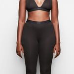 SKIMS Women’s Classic Cotton Ribbed Leggings in Black Size M Photo 1