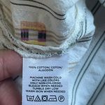 Loft Striped Embroidered Puff Sleeves Blouse Size L Photo 5