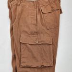 frame denim Frame Women's Brown Washed Latte Relaxed-Fit-Utility Pants Size‎ 27 Photo 8