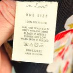 Anthropologie ’s Do Everything In Love Women’s One Size Black Floral Kimono Photo 8