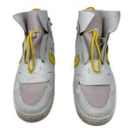 Nike Vandalised Grey Yellow Pink Slip On High Top Sneakers Size 8.5 Photo 1