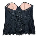 Adore Me Axelle Contour Black Lace Boned Corset – XL NWT Sexy Lingerie Corset Photo 12