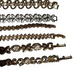 6 Tennis Bracelets Gold Photo 2