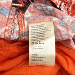 Anthropologie Floral Maxi Red Motif Bohemian Orange Patterned Dress Sz 2P Photo 11