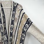 En Crême En Creme M/L Western Cardigan Knit Kimono Country Boho Festival Hippie Fringe Photo 1
