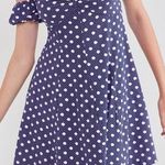 Urban Outfitters Off The Shoulder Polka Dot Dress Photo 0