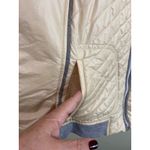 Zenergy Chico's Francine quilted puffer vest yellow with gray accents, size XL Photo 2