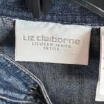 Liz Claiborne NWT Womens Blue Denim Jacket Size S Streetwear Photo 4