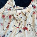 Sienna Sky  Red and White Backless Tie Front Camisole Photo 1