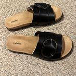 Sonoma  Black and Tan Slide Sandals Photo 1