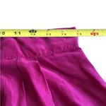 Vintage Silk Button Front Midi Skirt Magenta Pink The Limited size 12 Medium Photo 6