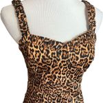 ZARA Womens  Gorgeous Sleeveless Animal Print Bodycon  Corset Style Dress  - Sz M Photo 3