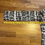 Lush Clothing Lush Women Large Brown White Printed Open Front Draped Lightweight Blazer Photo 7