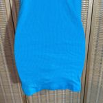 Bella Teal Blue Long Ribbed Racerback Tank Top 100% Cotton XXL Photo 10