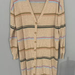 Heartloom Anthropologie  Long Length Button Down Cardigan Sweater Women's Size Small Photo 0
