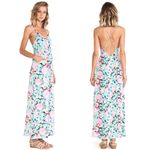 Yumi Kim  • Daydreamer Maxi Dress silk floral spaghetti strap Pastel Peony print Photo 15