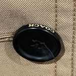 Coach Short Trench Tan Coat Photo 9