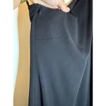 Ralph Lauren Lauren Black One Shoulder Midi Dress Size 4 Formal Evening Photo 3