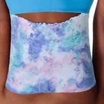 Spiritual Gangster NWOT Seamless Amor Tie Dye Cotton Candy Ribbed Tube Top M/L Photo 1