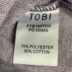 Tobi Women’s Medium # 05 Purple Crop Top Crewneck Short Sleeve Tee Photo 5