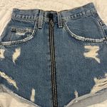 LF Carmar  bedazzled mini jean skirt size 25 Photo 0