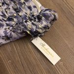 Shoshanna NWT  -Meraki Fleur Clip Dot Purple Midi Dress Photo 5