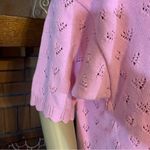 LIZ BAKER SPORT VINTAGE 1990''S PINK HEART THEMED COTTON SWEATER (2X) Photo 6