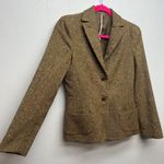 Max Studio Lambswool Blend Tweed Academia School Boy Womens Blazer Jacket Size 4 Photo 4