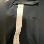 Lululemon  $148 Black Work Slacks Pants Zipper Button Nylon Xtra Life Business Photo 1